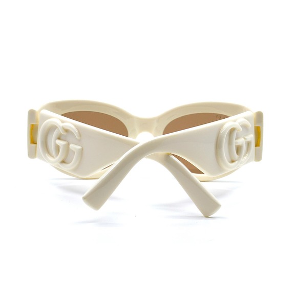 NEW GUCCI GG1544S 004 IVORY BROWN AUTHENTIC SUNGLASSES - Picture 11 of 16